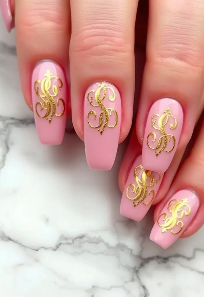 25 Creative Nail Designs That Are Perfect for Every Occasion (Wait Until You See #10!) - 14. Personalized Monograms