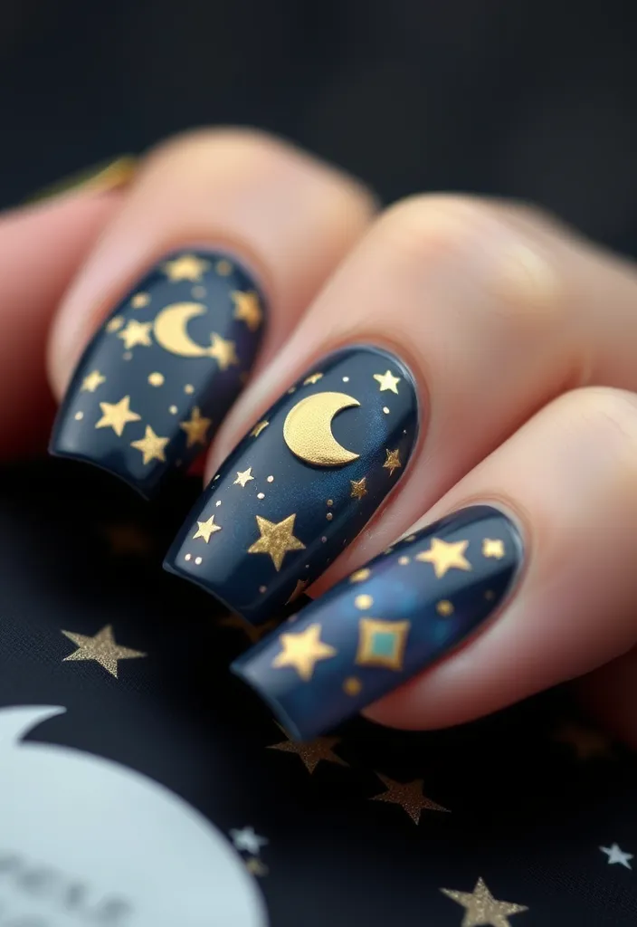 25 Creative Nail Designs That Are Perfect for Every Occasion (Wait Until You See #10!) - 18. Celestial Themes