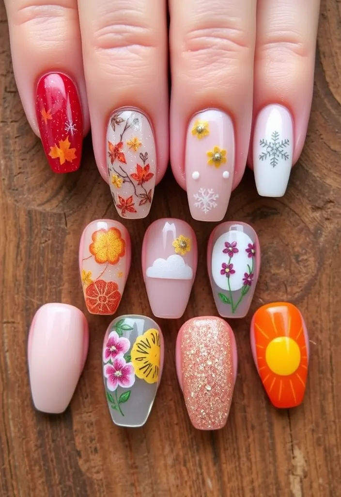 25 Creative Nail Designs That Are Perfect for Every Occasion (Wait Until You See #10!) - 13. Seasonal Themes