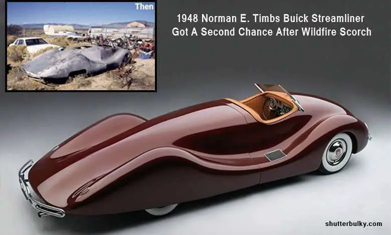 1948 Norman E. Timbs Buick Streamliner Got A Second Chance After Wildfire Scorch