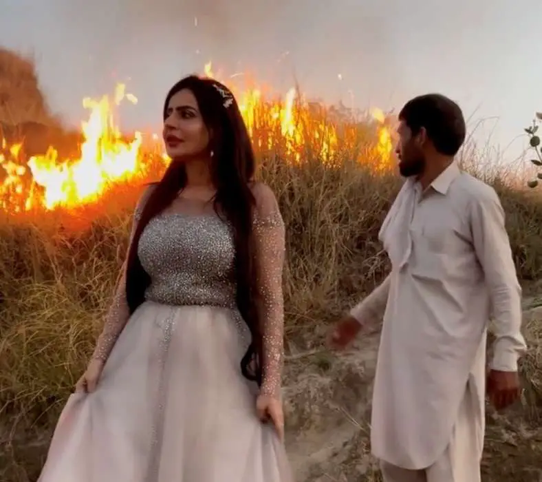Pakistani TikTok users are accused of lighting forest fires in order to spice up their videos