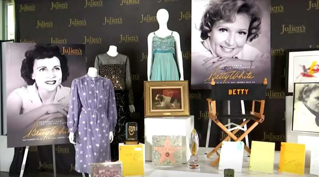 Betty white auction