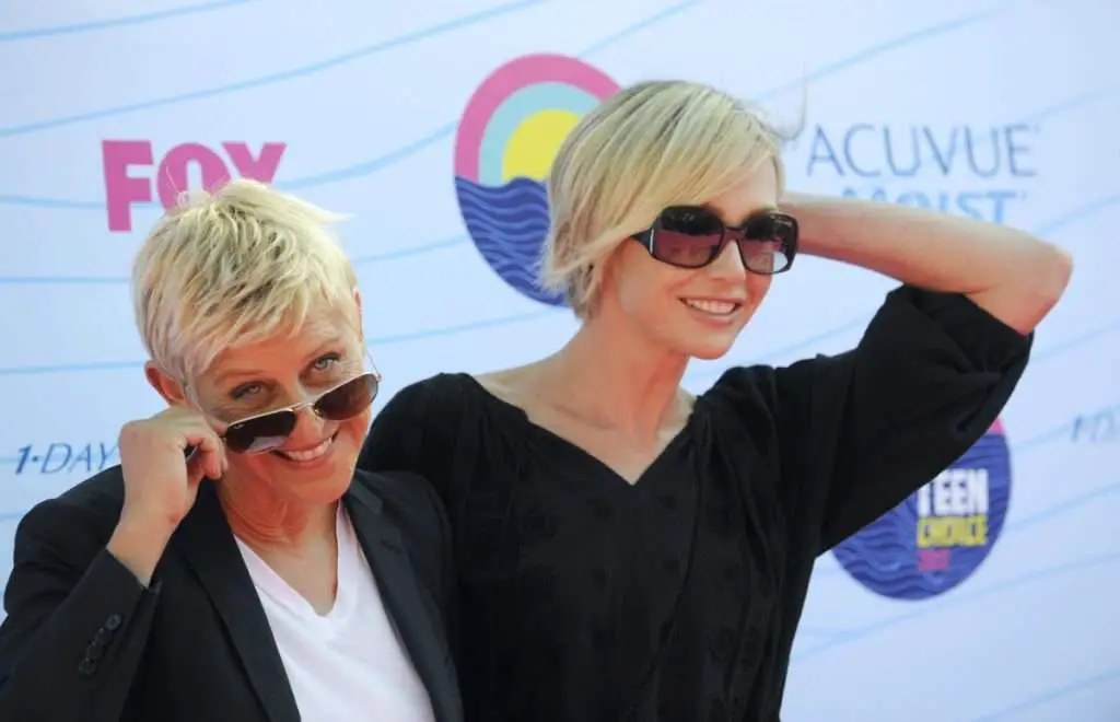 Ellen DeGeneres and Portia de Rossi - Pinterest