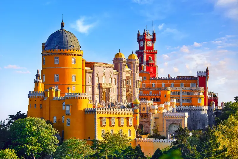 12th Century National Palace of Pena in Sintra, Portugal