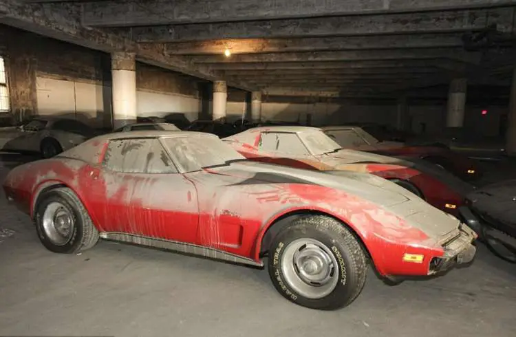 36 classic Corvettes found in underground building