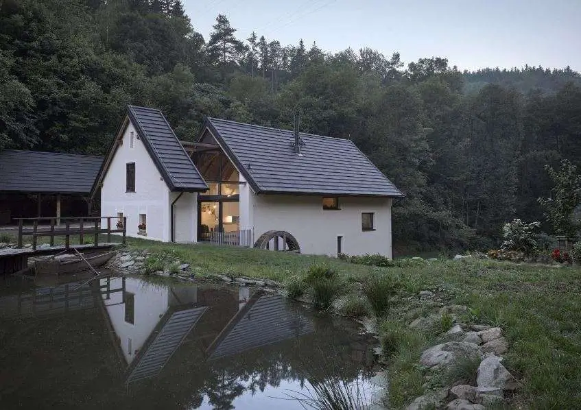 Central Bohemian region's historic old mill