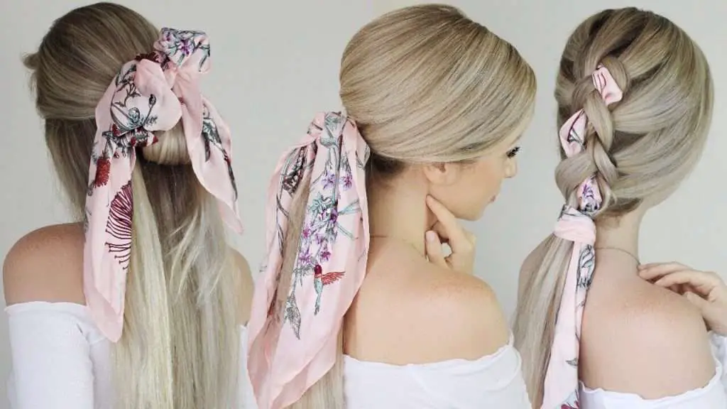 braided hair scarf