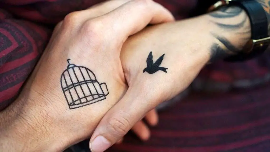Matching Tattoos couple