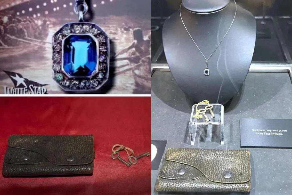 Today, Kate’s purse, Titanic key and necklace are in the Titanic Museum