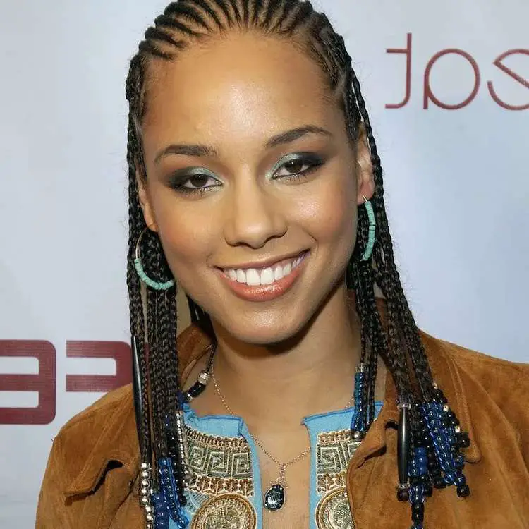 Cornrows with hair Easy Guide - Beaded Straight Back Cornrows