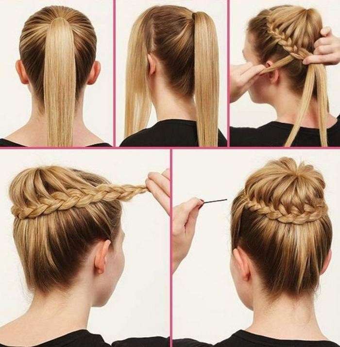 Low Bun Hairstyles step by step guide