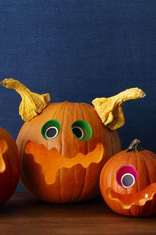 asy Pumpkin Faces Ideas to Draw and Carve for Kids