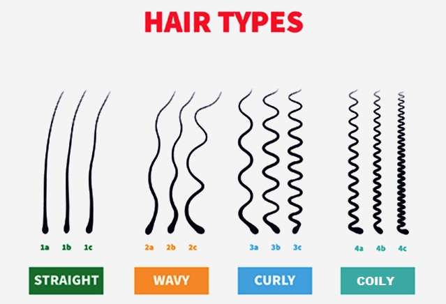 What is The Hair Typing System 3a 3b 3c hair