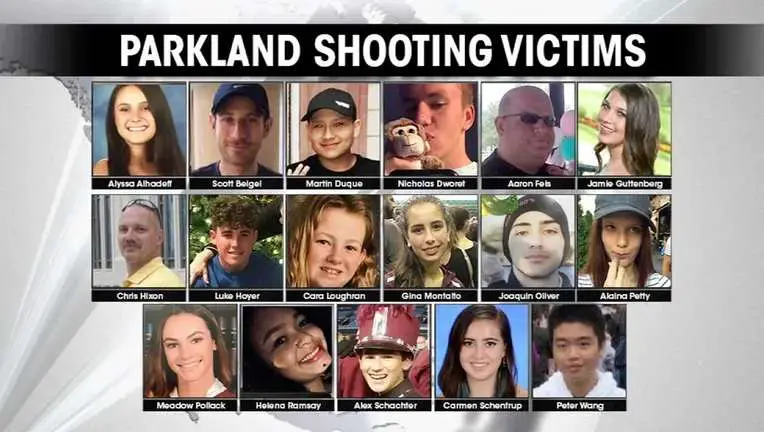 Parkland, lorida shooting at Marjory Stoneman Douglas High School