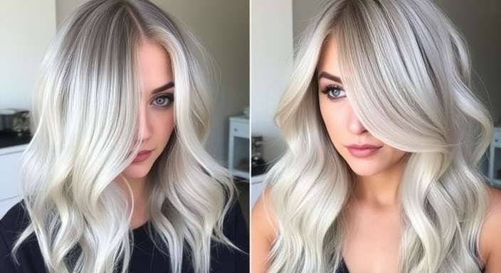 Blonde Grey Hair Color