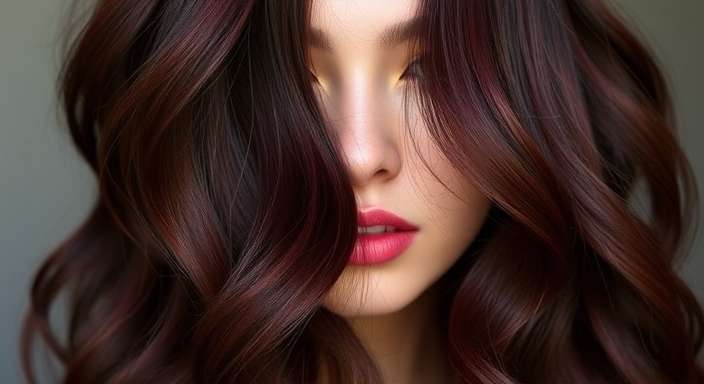 Embracing the Rich, Alluring Hues of Cherry Cola Hair Color on Black Hair 1