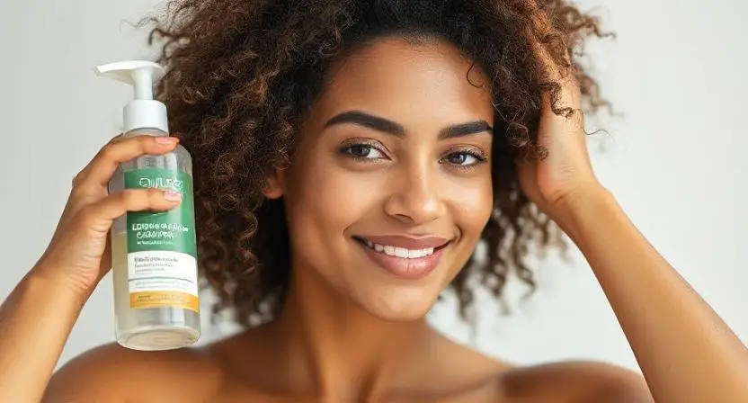 woman with Sulfate Free Shampoos for Oily Scalp