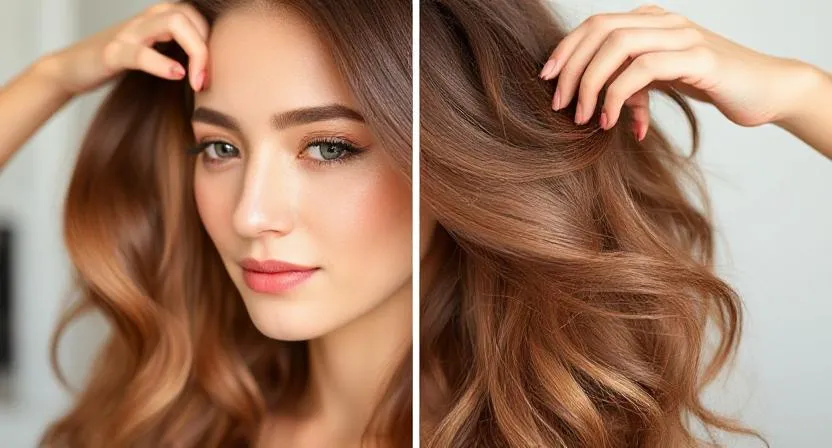 Girl prepare her hair before using color oops