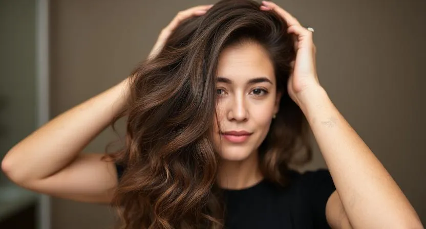 girl thinking about Step-by-Step Guide to Restoring Hair Health